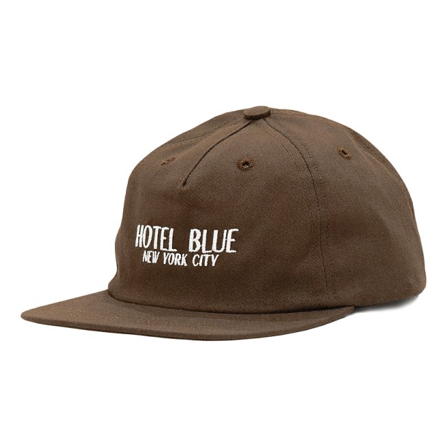 HOTEL BLUE LOGO CAP / BROWN (ホテルブルー キャップ) - HORRIBLE'S 