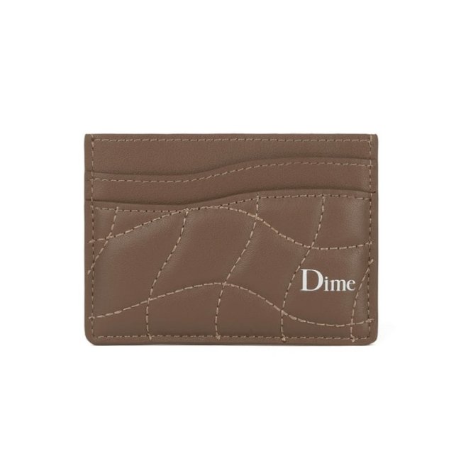 Dime QUILTED CARDHOLDER / BROWN (ダイム カードケース) - HORRIBLE'S 