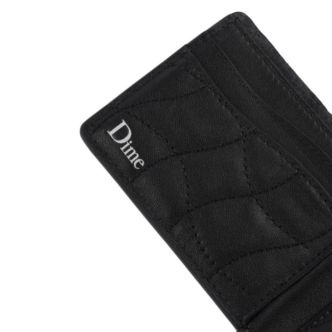 Dime QUILTED BIFOLD WALLET / BLACK (ダイム ウォレット 