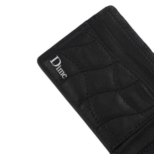 Dime QUILTED BIFOLD WALLET / BLACK (ダイム ウォレット