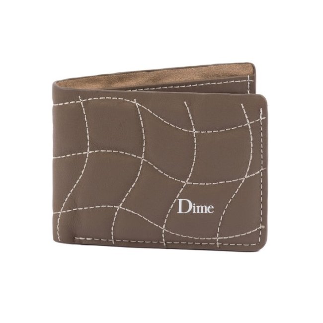 Dime QUILTED BIFOLD WALLET / BROWN (ダイム ウォレット 