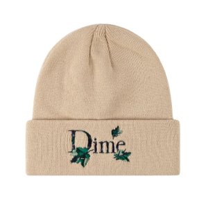 <img class='new_mark_img1' src='https://img.shop-pro.jp/img/new/icons5.gif' style='border:none;display:inline;margin:0px;padding:0px;width:auto;' />Dime CLASSIC LEAFY FOLD BEANIE / LIGHT BEIGE (ダイム ニットキャップ/ビーニー)