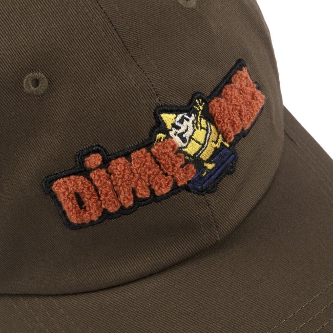Dime CRAYON CHENILLE LOW PRO CAP / LIGHT BROWN (ダイム キャップ 