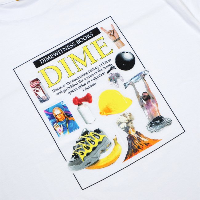 Dime WITNESS T-SHIRT / WHITE (ダイム Tシャツ / 半袖