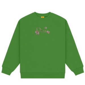 <img class='new_mark_img1' src='https://img.shop-pro.jp/img/new/icons5.gif' style='border:none;display:inline;margin:0px;padding:0px;width:auto;' />Dime CLASSIC LEAFY CREWNECK / GREEN (ダイム クルーネック / スウェット)
