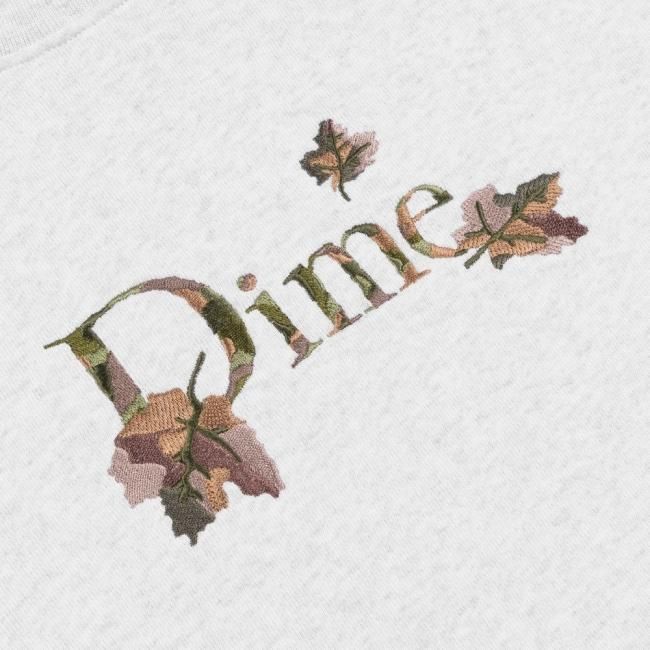 Dime CLASSIC LEAFY CREWNECK / ASH (ダイム クルーネック