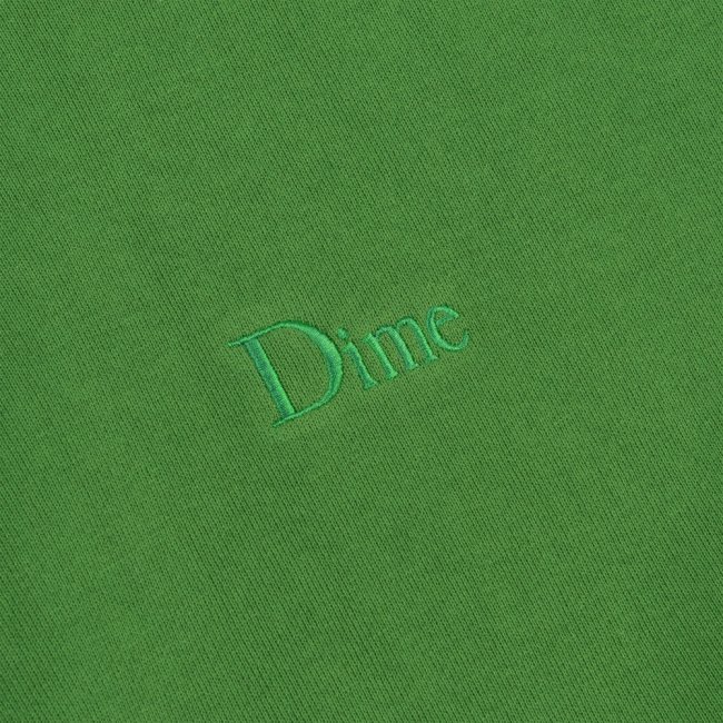 Dime Classic Small Logo Crewneck / GREEN (ダイム クルーネック / スウェット) - HORRIBLE'S  PROJECT｜HORRIBLE'S｜SAYHELLO | HELLRAZOR | Dime MTL | QUASI | HOTEL BLUE |  