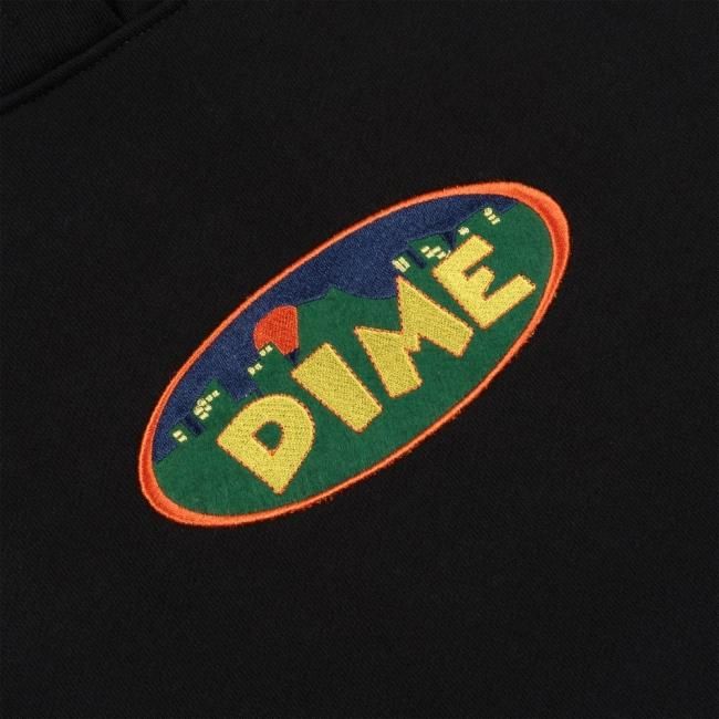 Dime VILLE HOODIE / BLACK (ダイム パーカー / スウェット 