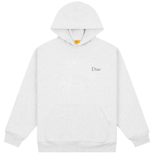 Dime Classic Small Logo Hoodie / ASH (ダイム パーカー / スウェット) - HORRIBLE'S  PROJECT｜HORRIBLE'S｜SAYHELLO | HELLRAZOR | Dime MTL | QUASI | HOTEL BLUE |  GX1000 | THEORIES | VANS SKATE |