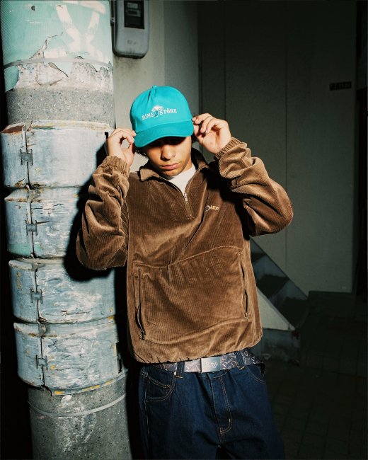 Dime FRIENDS CORDUROY PULLOVER / LIGHT BROWN (ダイム コーデュロイ 