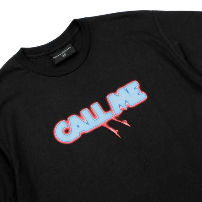 CALL ME 917 LET'S TALK TEE / BLACK (コールミーナインワン