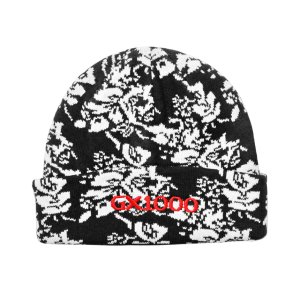 <img class='new_mark_img1' src='https://img.shop-pro.jp/img/new/icons5.gif' style='border:none;display:inline;margin:0px;padding:0px;width:auto;' />GX1000 FLORAL BEANIE / BLACK (ジーエックスセン ビーニー/ニットキャップ )