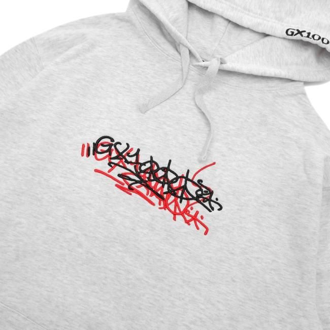 GX1000 TAG HOODIE / ASH (ジーエックスセン フーディ