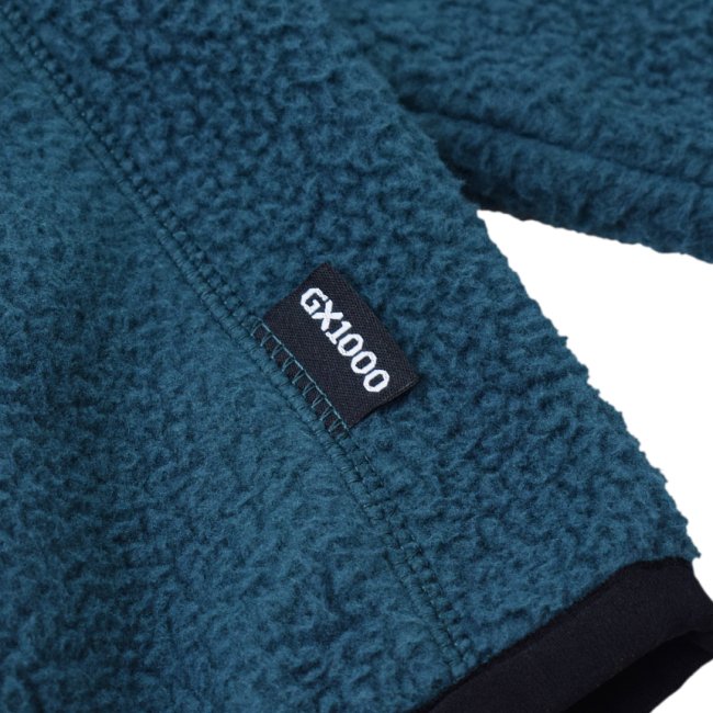 GX1000 POLAR HOODED FLEECE / DARK GREEN (ジーエックスセン フリースフーディ)