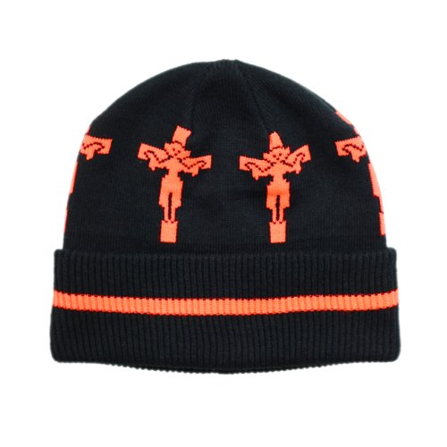 <img class='new_mark_img1' src='https://img.shop-pro.jp/img/new/icons1.gif' style='border:none;display:inline;margin:0px;padding:0px;width:auto;' />HOCKEY SWEET HEART BEANIE /BLACK/RED (ホッキー ビーニー/ニットキャップ)