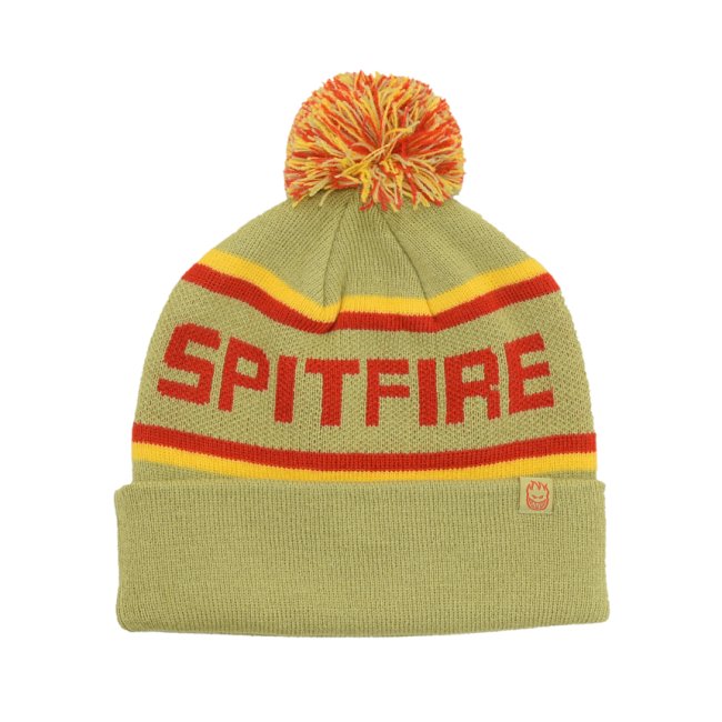 SPITFIRE CLASSIC 87' FILL POM BEANIE / TAN (スピットファイアー