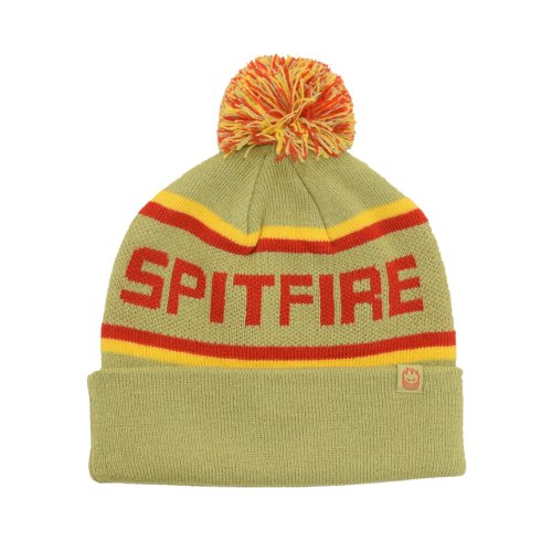 <img class='new_mark_img1' src='https://img.shop-pro.jp/img/new/icons1.gif' style='border:none;display:inline;margin:0px;padding:0px;width:auto;' />SPITFIRE CLASSIC 87' FILL POM BEANIE / TAN (スピットファイアー ビーニーキャップ)
