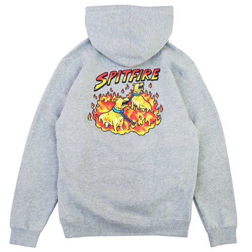 <img class='new_mark_img1' src='https://img.shop-pro.jp/img/new/icons1.gif' style='border:none;display:inline;margin:0px;padding:0px;width:auto;' />SPITFIRE HELLHOUND 2 PULLOVER HOODIE / HEATHER GREY (スピットファイアー フーディー/パーカー)