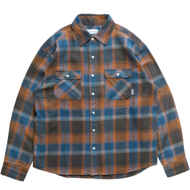 <img class='new_mark_img1' src='https://img.shop-pro.jp/img/new/icons1.gif' style='border:none;display:inline;margin:0px;padding:0px;width:auto;' />HORRIBLE'S WORK FLANNEL SHIRT / BROWN/BLUE (ۥ֥륺 ͥ륷/)