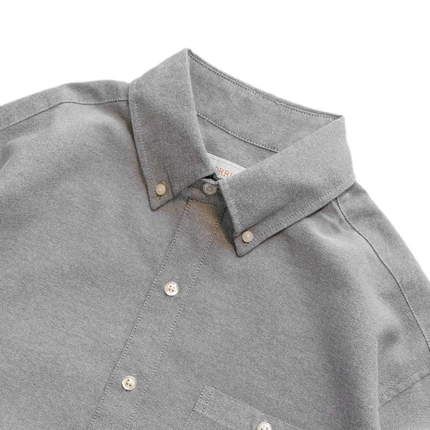 HORRIBLE'S WORK OXFORD BOTTON DOWN SHIRT / BLACK (ホリブルズ オックスフォードシャツ/シャツ)　 -  HORRIBLE'S PROJECT｜HORRIBLE'S｜SAYHELLO | HELLRAZOR | Dime MTL | QUASI | 