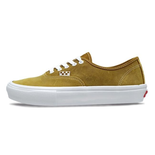 2025新入荷 SKATE VANS AUTHENTIC BROWN（バンズ/ヴァンズ GOLDEN / 靴