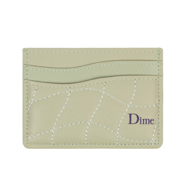 Dime QUILTED CARDHOLDER / SAGE (ダイム カードケース) - HORRIBLE'S 