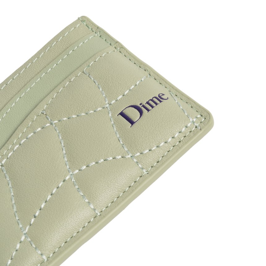 Dime QUILTED CARDHOLDER / SAGE (ダイム カードケース) - HORRIBLE'S 