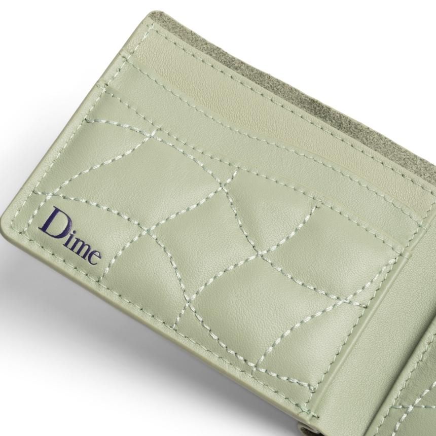 Dime QUILTED BIFOLD WALLET / SAGE (ダイム ウォレット