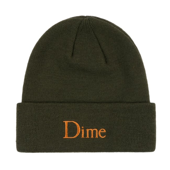 Dime CLASSIC WOOL FOLD BEANIE / ARMY (ダイム ニットキャップ