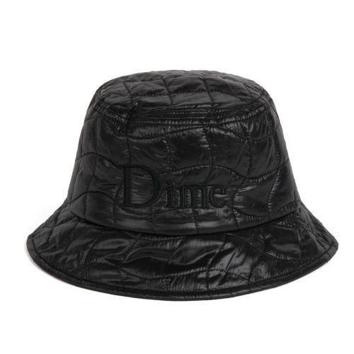 <img class='new_mark_img1' src='https://img.shop-pro.jp/img/new/icons5.gif' style='border:none;display:inline;margin:0px;padding:0px;width:auto;' />Dime QUILTED OUTLINE BUCKET HAT / BLACK ( Хåȥϥå)