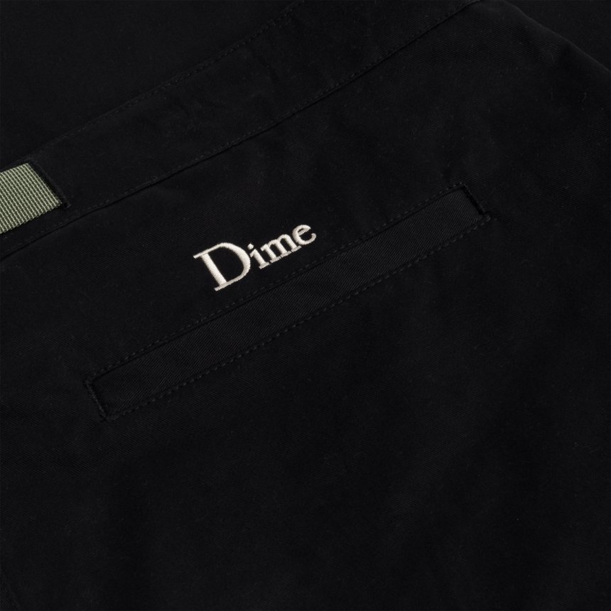 Dime BELTED TWILL PANTS / DARK CHARCOAL (ダイム ツイルパンツ 