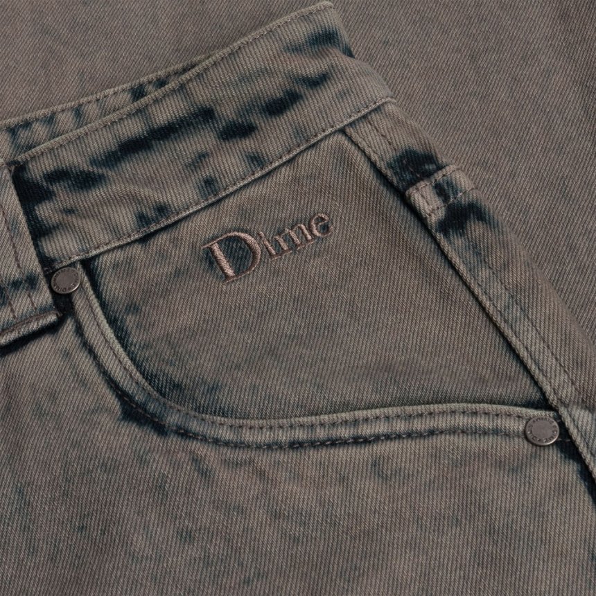 Dime RELAXED DENIM PANTS / OVERDYED TAUPE (ダイム デニムパンツ 