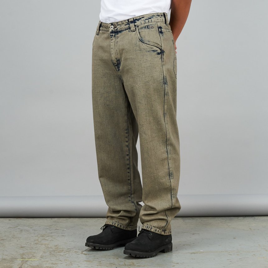 Dime RELAXED DENIM PANTS / OVERDYED TAUPE (ダイム デニムパンツ 