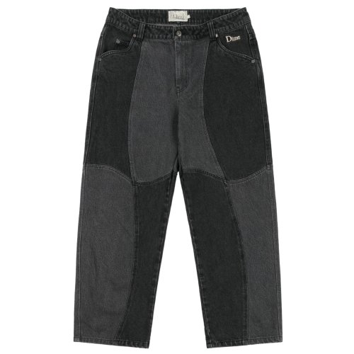 <img class='new_mark_img1' src='https://img.shop-pro.jp/img/new/icons5.gif' style='border:none;display:inline;margin:0px;padding:0px;width:auto;' />Dime BLOCKED RELAXED DENIM PANTS / BLACK WASHED ( ǥ˥ѥ)