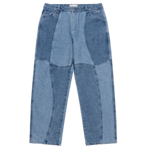 <img class='new_mark_img1' src='https://img.shop-pro.jp/img/new/icons5.gif' style='border:none;display:inline;margin:0px;padding:0px;width:auto;' />Dime BLOCKED RELAXED DENIM PANTS / BLUE WASHED ( ǥ˥ѥ)