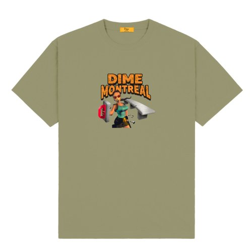 <img class='new_mark_img1' src='https://img.shop-pro.jp/img/new/icons5.gif' style='border:none;display:inline;margin:0px;padding:0px;width:auto;' />Dime LARA T-SHIRT / ARMY GREEN ( T / Ⱦµ)