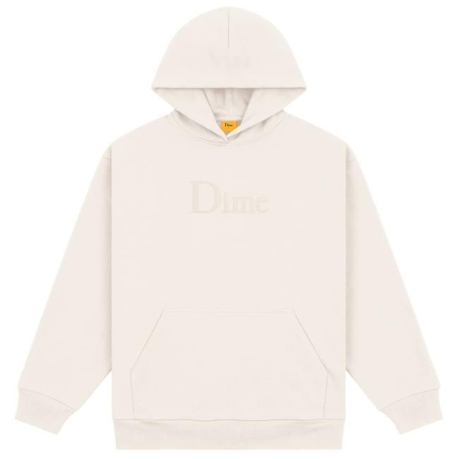 袖丈62DIME CLASSIC LOGO EMBROIDERED HOODIE