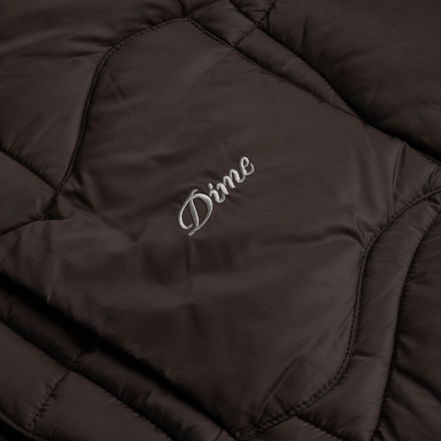 Dime MIDWEIGHT WAVE PUFFER JACKET / ESPRESSO (ダイム ダウン