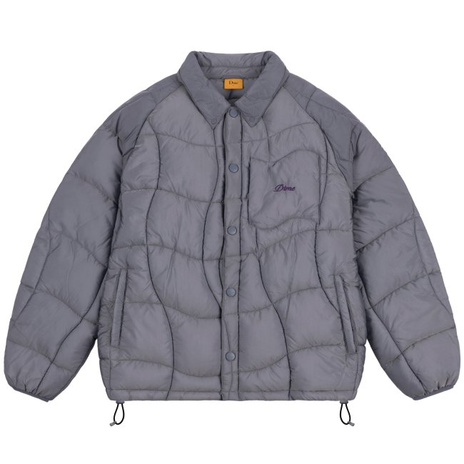 Dime MIDWEIGHT WAVE PUFFER JACKET / SILVER GRAY (ダイム ダウン 