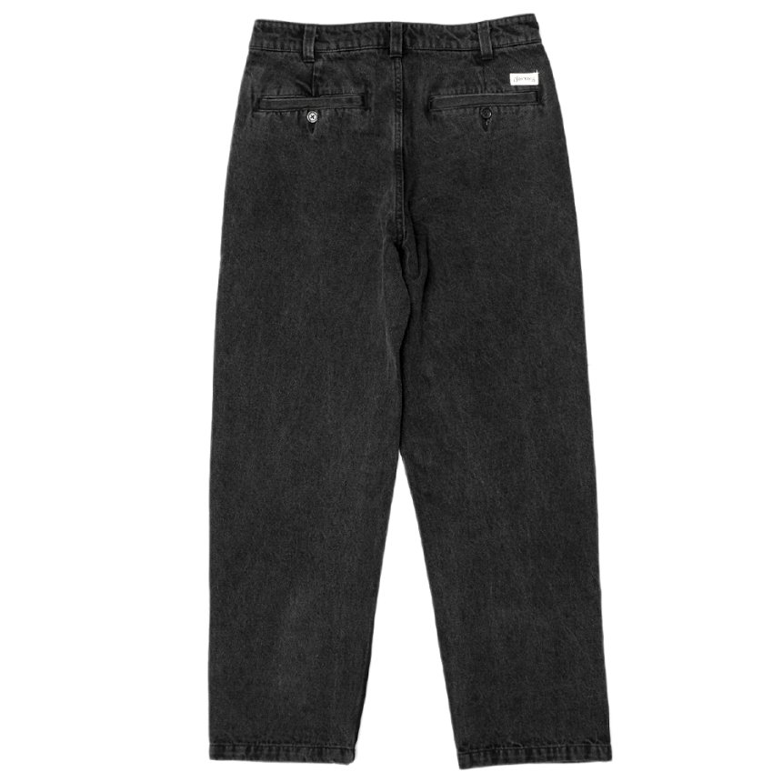 THEORIES BELVEDERE PLEATED DENIM TROUSERS PANTS / WASHED BLACK（セオリーズ  デニムパンツ）　 - HORRIBLE'S PROJECT｜HORRIBLE'S｜SAYHELLO | HELLRAZOR | Dime MTL |  QUASI ...