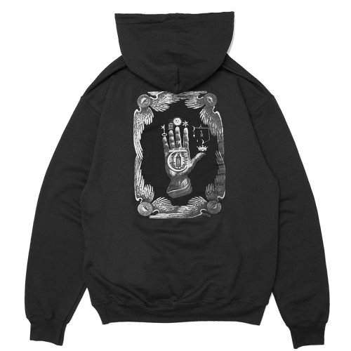 <img class='new_mark_img1' src='https://img.shop-pro.jp/img/new/icons5.gif' style='border:none;display:inline;margin:0px;padding:0px;width:auto;' />THEORIES HAND OF THEORIES PULLOVER HOODIE / BLACK ʥ꡼ աǥ/ѡˡ