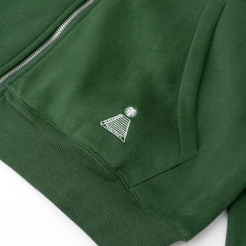 THEORIES SCRIBBLE SPORT ZIP HOODIE / LEAF （セオリーズ