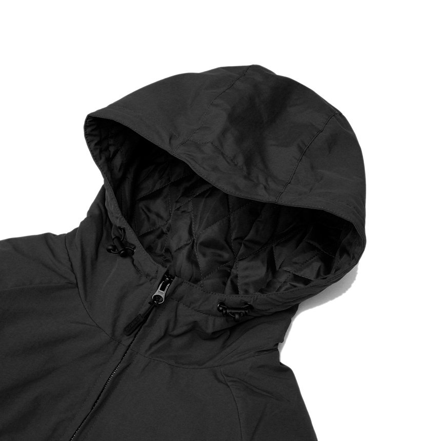 THEORIES SECRETUM HOODED JACKET / BLACK（セオリーズ ナイロン