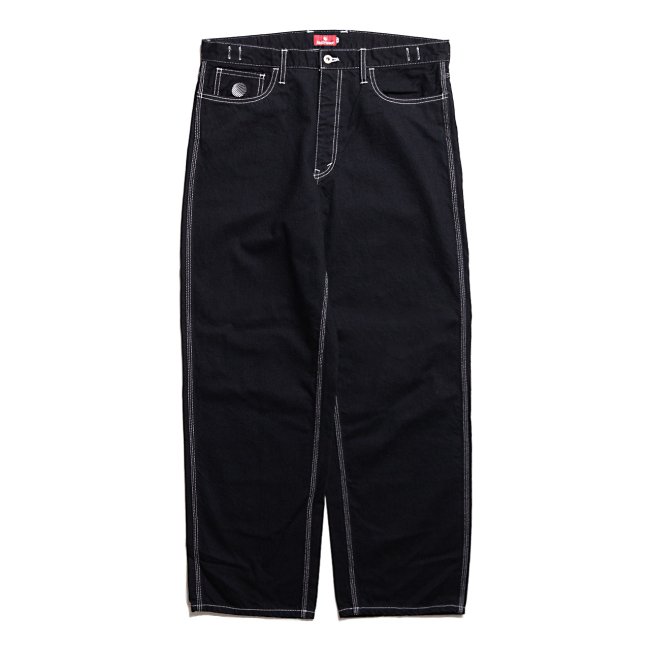 HELLRAZOR BAGGIE COLOR DENIM PANTS / BLACK (ヘルレイザー バギー デニムパンツ) - HORRIBLE'S  PROJECT｜HORRIBLE'S｜SAYHELLO | HELLRAZOR | Dime MTL | QUASI | HOTEL BLUE |  GX1000 | THEORIES | VANS SKATE | 正規取扱い販売店 