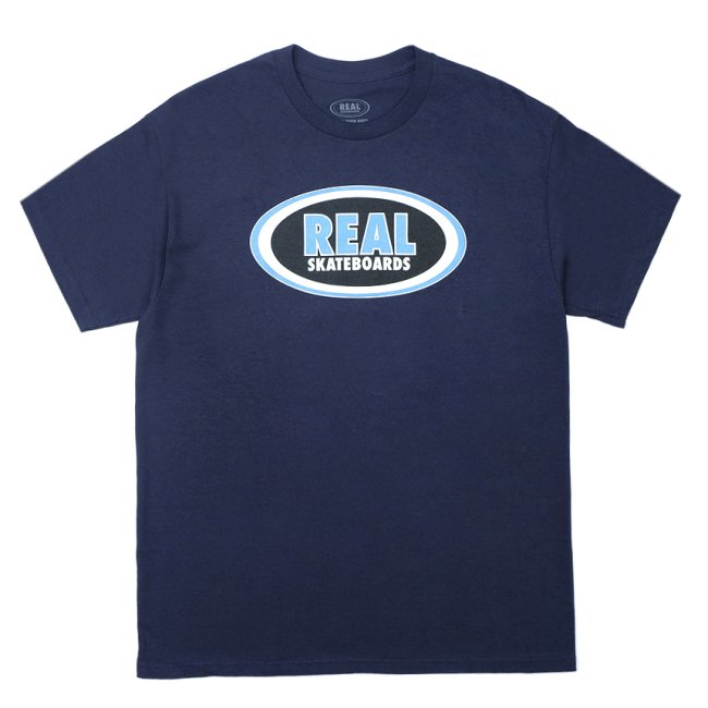 REAL OVAL TEE / NAVY (リアル Tシャツ) - HORRIBLE'S PROJECT｜HORRIBLE'S｜SAYHELLO |  HELLRAZOR | Dime MTL | QUASI | HOTEL BLUE | GX1000 | THEORIES | VANS SKATE  | 正規取扱い販売店 | 通販 全国一律送料648円 