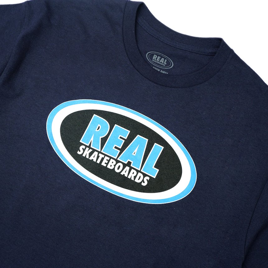 REAL OVAL TEE / NAVY (リアル Tシャツ) - HORRIBLE'S PROJECT｜HORRIBLE'S｜SAYHELLO |  HELLRAZOR | Dime MTL | QUASI | HOTEL BLUE | GX1000 | THEORIES | VANS SKATE  ...