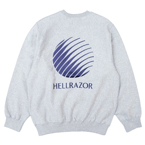 <img class='new_mark_img1' src='https://img.shop-pro.jp/img/new/icons5.gif' style='border:none;display:inline;margin:0px;padding:0px;width:auto;' />HELLRAZOR EMB CREWNECK / HEATHER GREY (ヘルレイザー クルーネックスウェット)