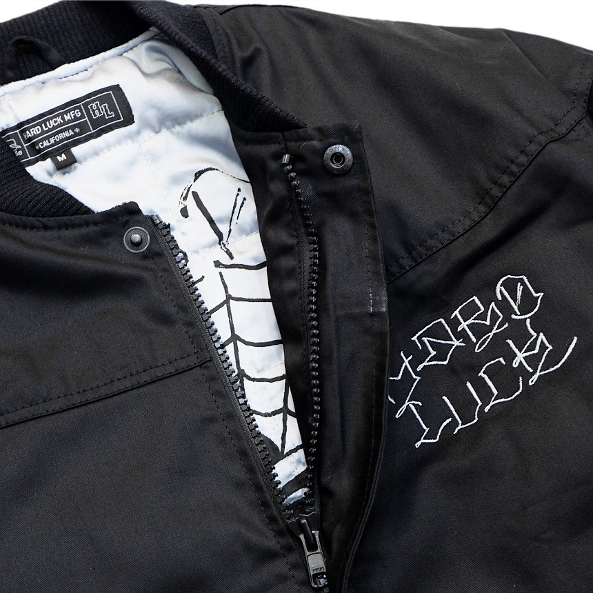 HARD LUCK BELLA MUERTE BOMBER JACKET / BLACK (ハードラック