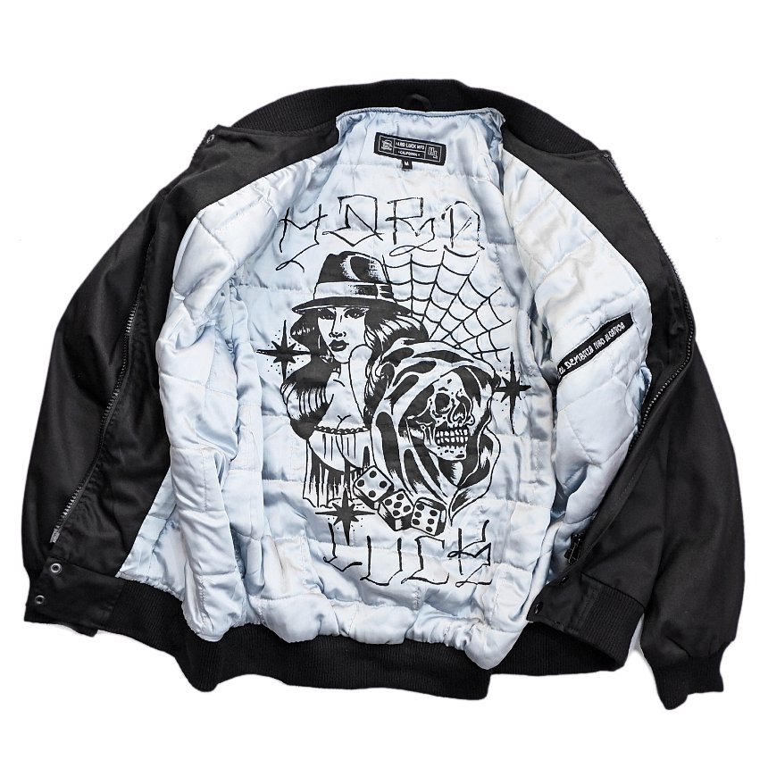 HARD LUCK(ハードラック)BOMBER JACKET / BLACK - ブルゾン