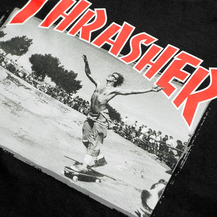 THRASHER JAKE DISH TEE / BLACK （スラッシャー Tシャツ ...